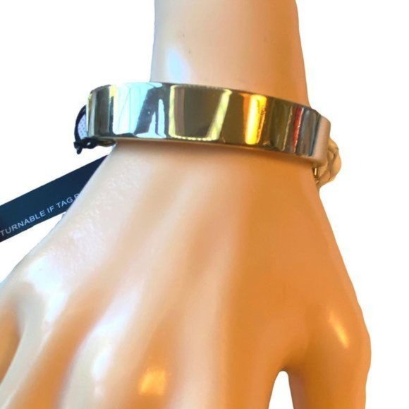 Sterling Forever Shine Bright Gold Bracelet with Rope - Picture 1 of 8